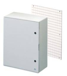 Gewiss Frp Distr Board Blank Door M/Plate 310x425x160mm IP66